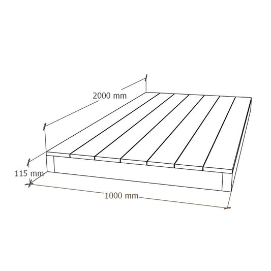 Composite Deck Module 1x2m