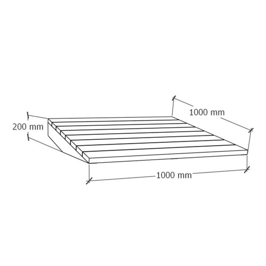 Ramp Module 1x1m slope 20%