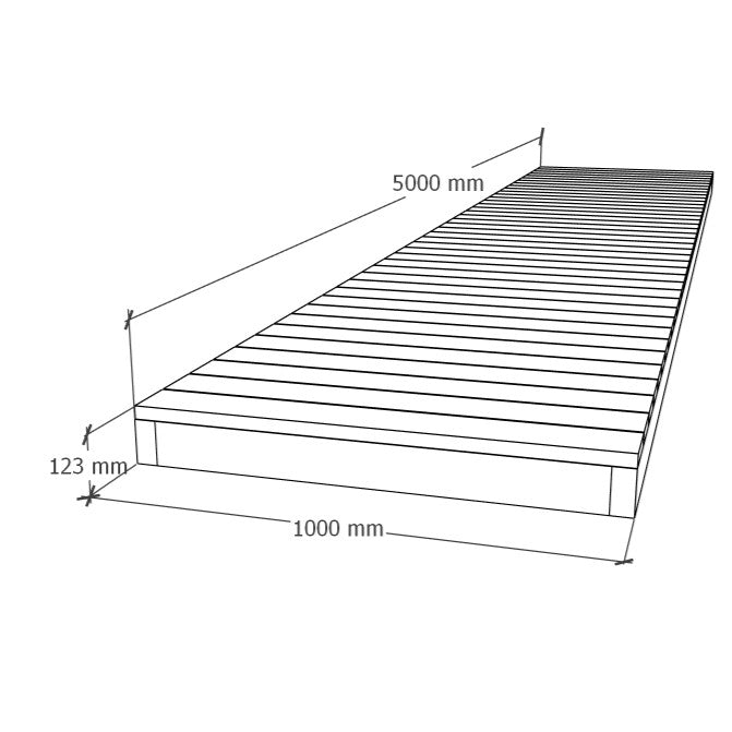 Walkway Deck Module 1x5m