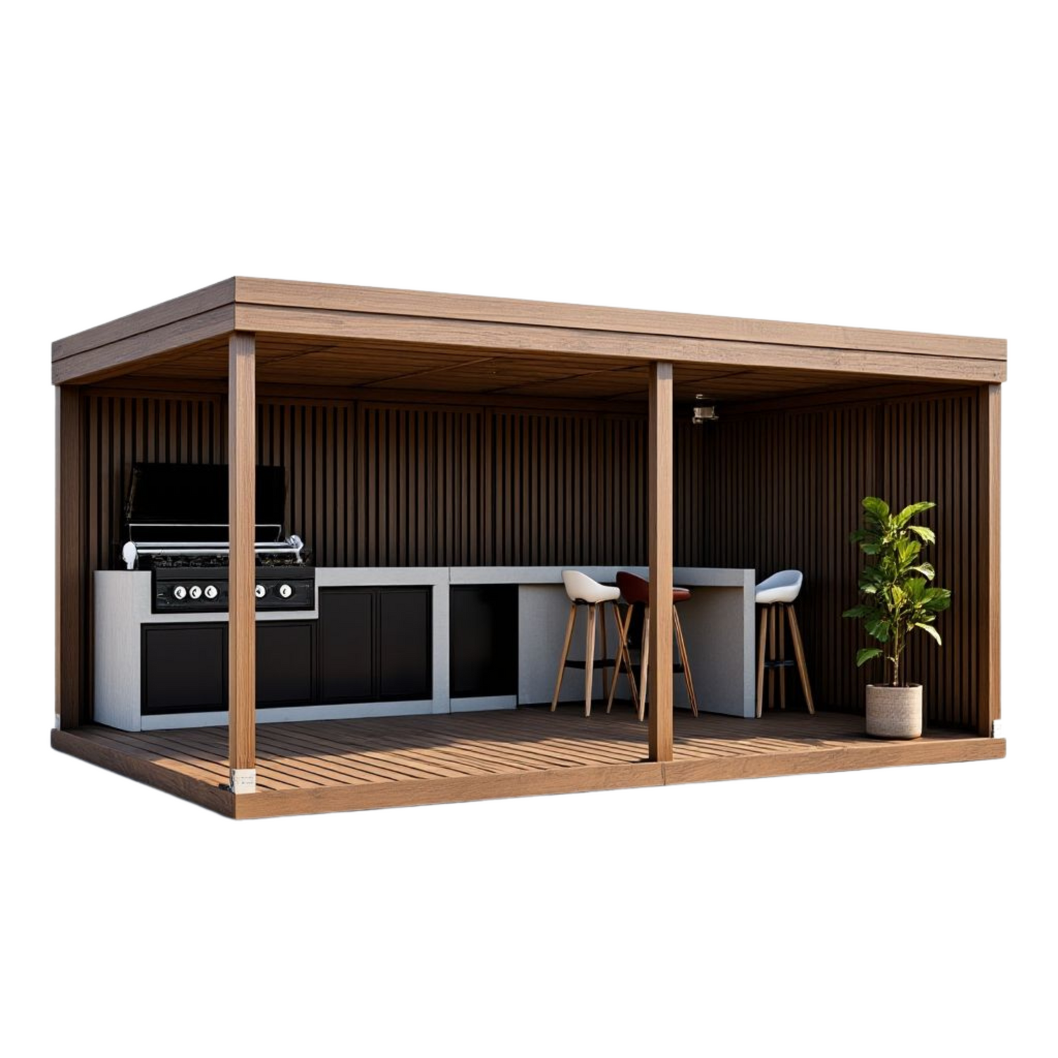 Termopuidust Varjualune (koos näidismööbliga)