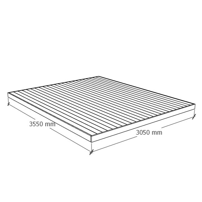 Deck 3x3.5m