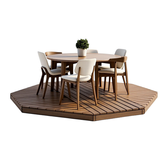 Custom-Shaped Deck 3x3m