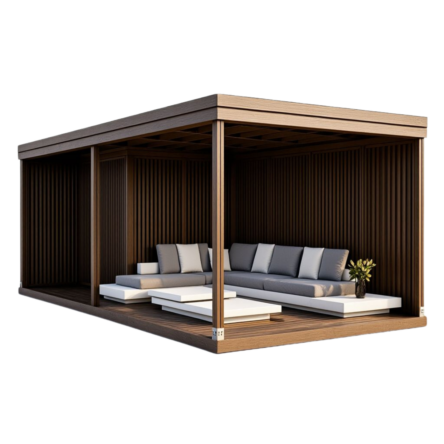 Sunroom with Storage 6x3m