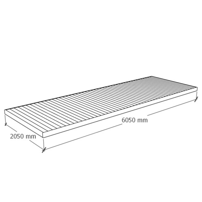 Deck 6x2m