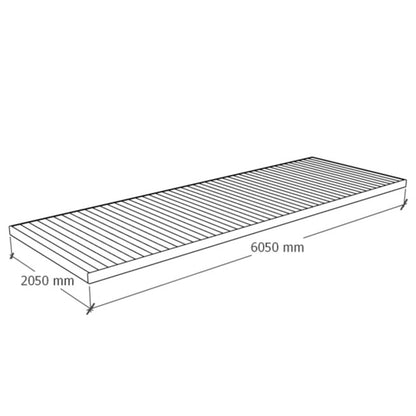 Deck 6x2m