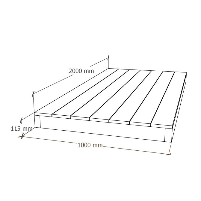 Composite Deck Module 1x2m