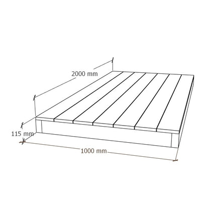 Composite Deck Module 1x2m