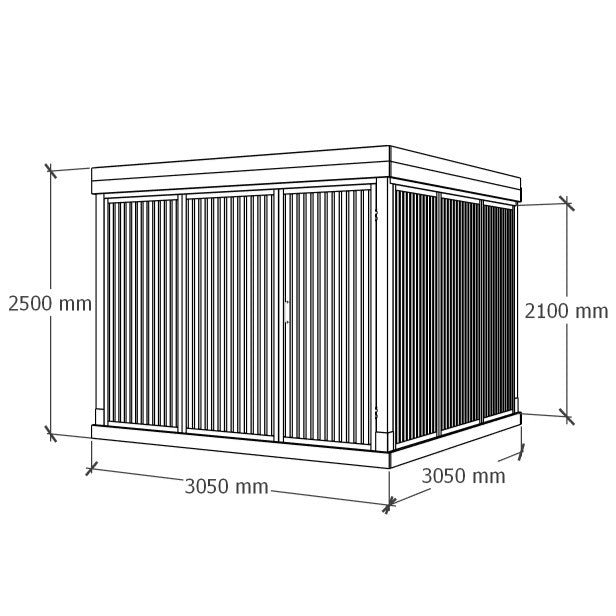 Shed 3x3m