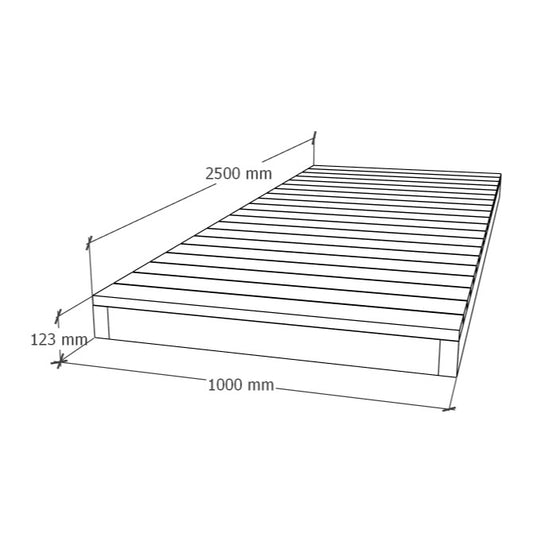 Walkway Deck Module 1x2.5m