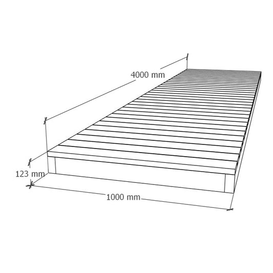 Walkway Deck Module 1x4m